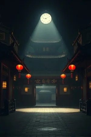 我在午夜修钟表 挂满旧钟表的小铺